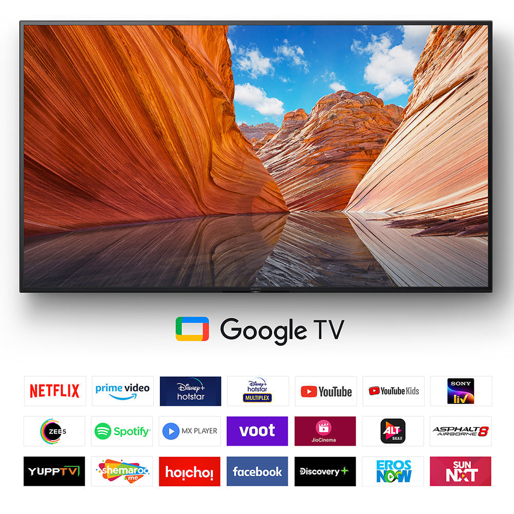 Sony Bravia X80J 4K Ultra HD Smart LED Google TV